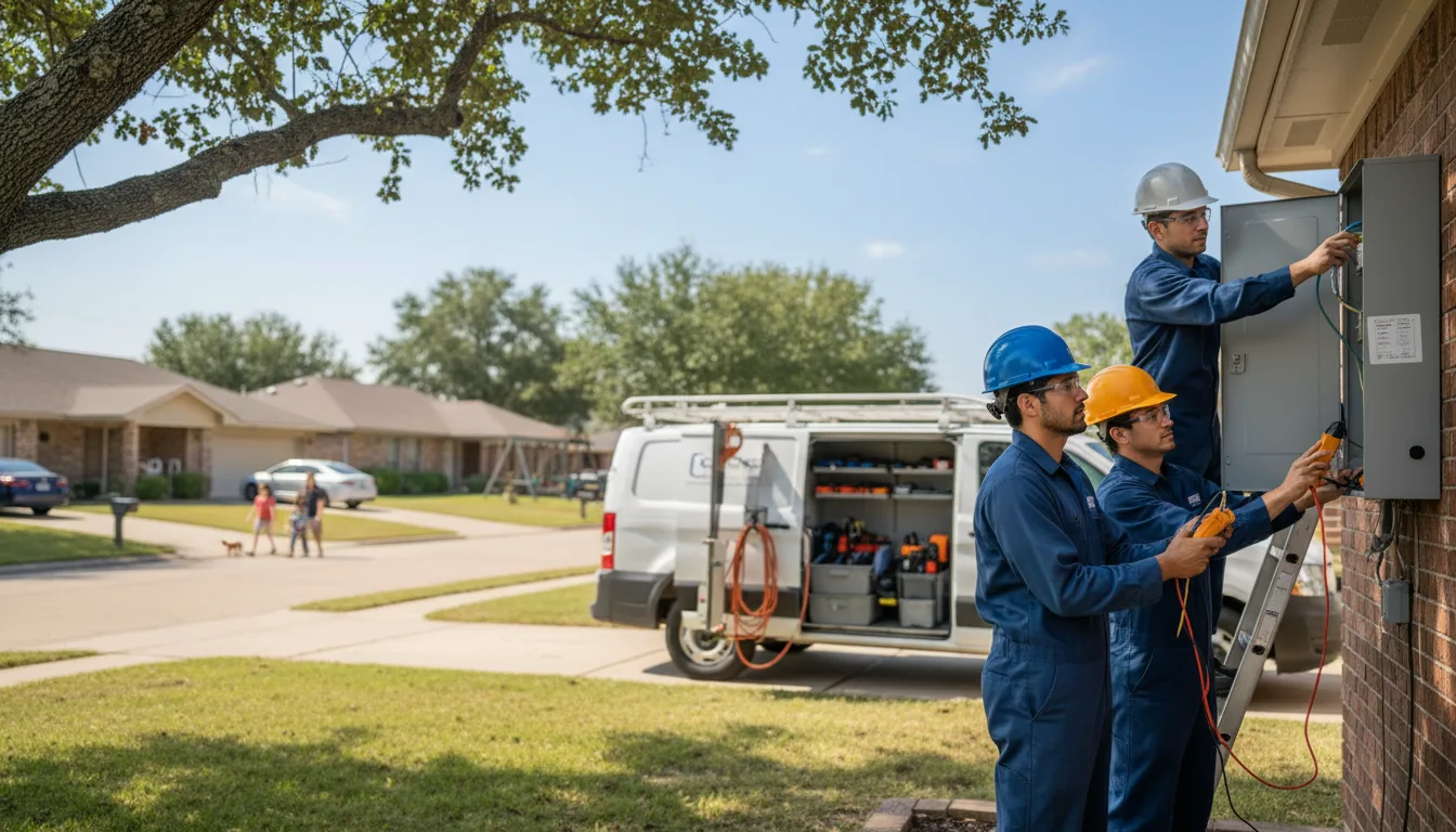 Certified electrician providing emergency electrical services in Anderson, IN